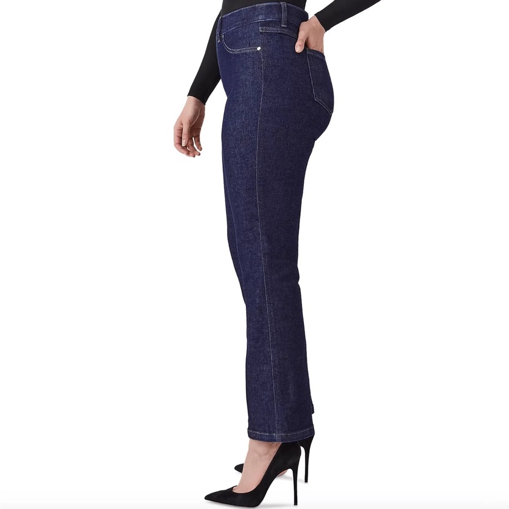 SPANX Seamed-Front Wide Leg Jeans